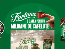 Tablet Screenshot of cafeafortuna.ro